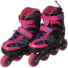 Sulifeel Adjustable Girls Inline Skates Size Small 10