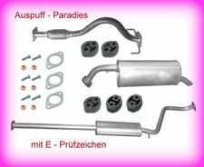 Abgasanlage ab Katalysator Auspuff für Hyundai Getz 1.1 TB 49 KW ab 09/2005 +Kit