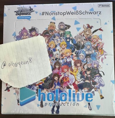 Weiss Schwarz TCG Hololive Vol.1 Booster Box Trading Card Game Factory  Sealed | eBay