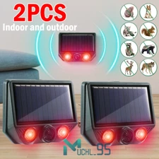 Ultrasonic Pest Repeller Rat Mouse Squirrel Bug Bee Ant Spider Animal Repellent