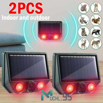 Ultrasonic Pest Repeller Rat Mouse Squirrel Bug Bee Ant Spider Animal Repellent