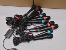 Lot of 10 Used Wired Microphones - Working, Signs of Wear