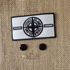 Stone Island Reflective badge 'Colour change 15c when warm' Armlet badge ButtonY
