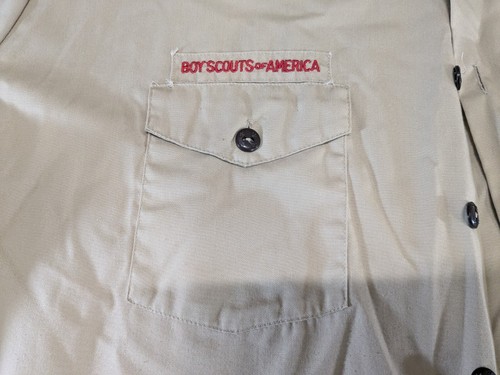 Boy Scouts of America Uniform Shirt Adult 3XL Khaki Short Sleeve Denver Counsel - Picture 4 of 24