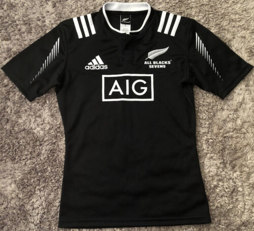 091 New Authentic New Zealand All Blacks Sevens 7s 2014 Jersey Adidas ...