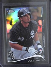 2014 Topps Chrome Black Refractor Rookie#199 Jose Abreu No 58 of 100