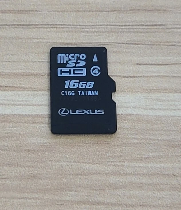 LEXUS NAVIGATION MICRO SD CARD 86271-53390 GPS MAP 8627153390 - Image 1 of 1