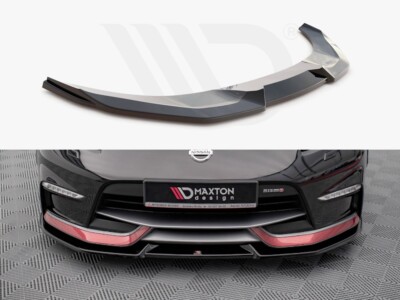 Für Nissan 370Z Nismo Facelift V3 Front Diffusor Diffusor Maxton Design ABS