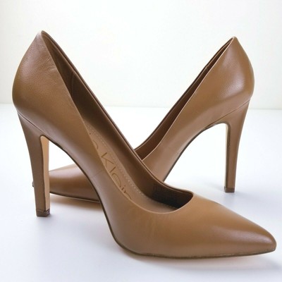 calvin klein caramel pumps