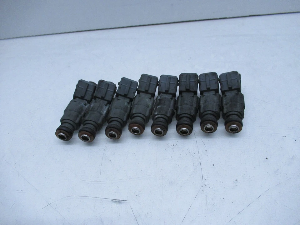 99-01 BMW E38 E39 540i 740i X5 M62 4.4L MOTOR INYECTOR COMBUSTIBLE CONJUNTO DE 8 ARTÍCULOS OEM Foto 2 de 4