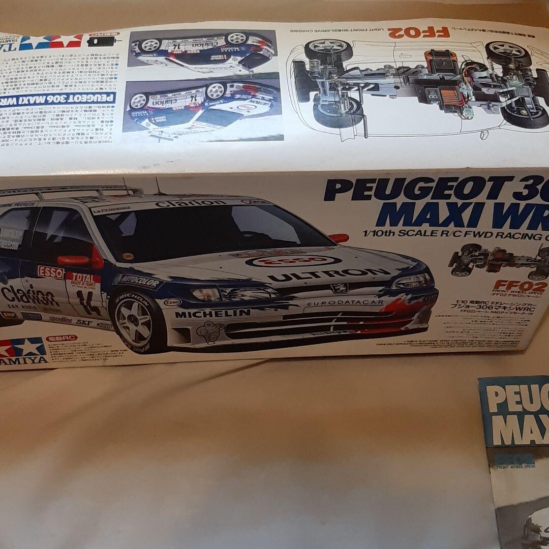 タミヤ 1/10ラジコン PEUGEOT 306 MAXI WRC FF02シャーシ 58224