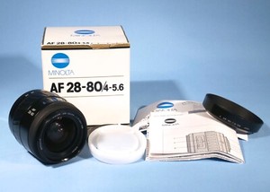 Minolta AF 28-80mm f/4-5.6 Zoom Lens * Sony Alpha/ Minolta AF * Fully Working