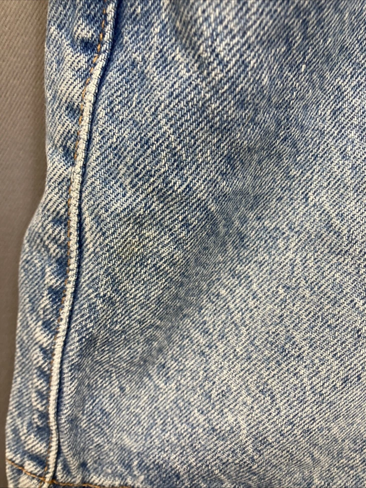 VTG Levis Shorts Jorts Womens 5 Blue 950 Relaxed Fit Straight 7" USA 90s Denim - Image 2 of 4