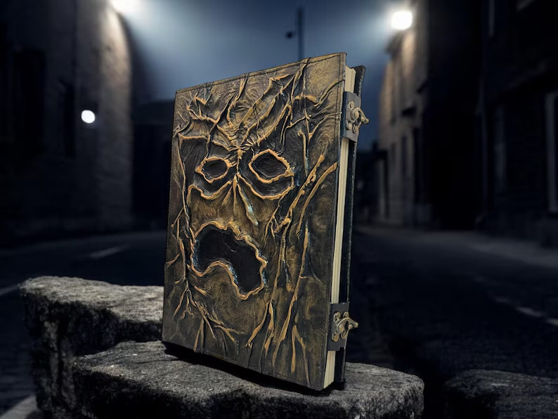 Necronomicon Evil Dead Horror Movie Prop Notebook Dark Decor