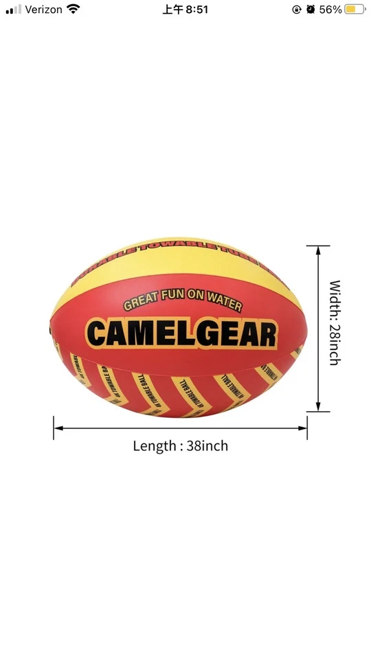 Bola de tubo remolcable por agua para navegación esquí acuático con cuerda de esquí de 62,34 pies envío gratuito Foto 3 de 4