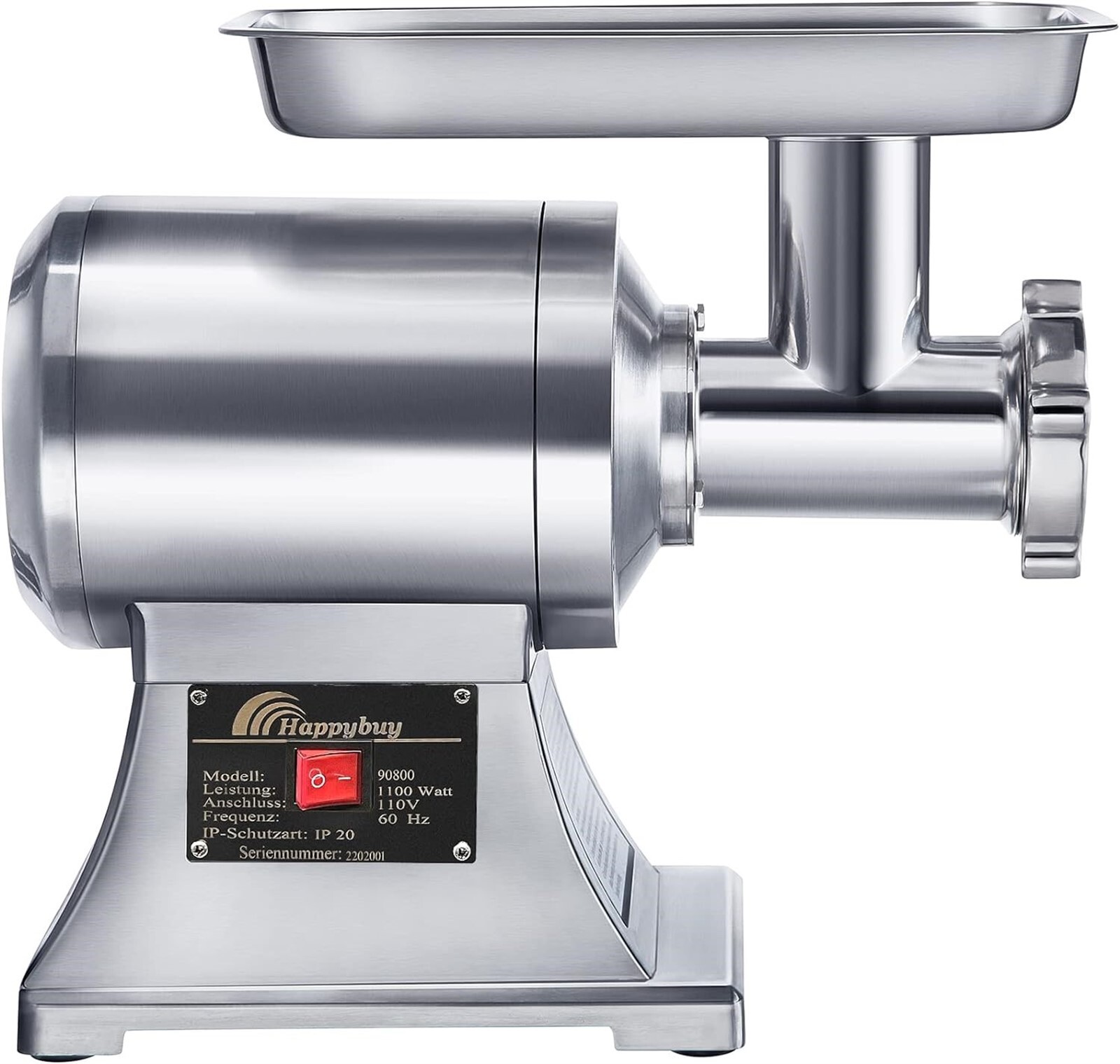 Happybuy Commercial Meat Grinder,550LB/h 1100W Electric Sausage Stuffer