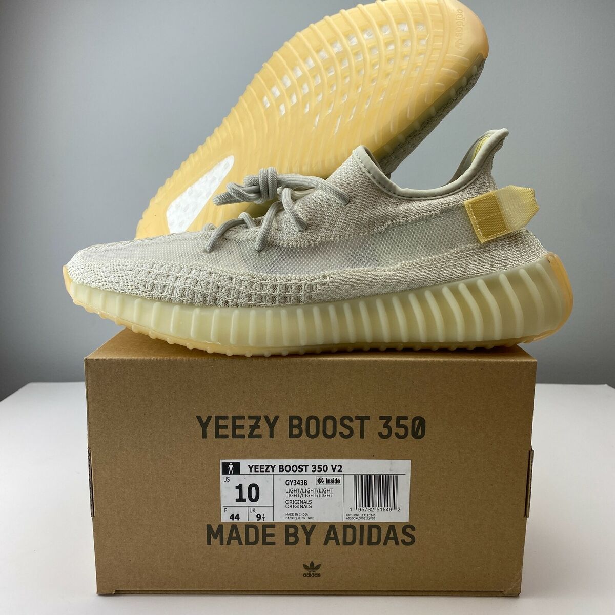 adidas Yeezy Boost 350 V2 | Light | GY3438 | US 10 | eBay adidas Yeezy Boost 350 V2 | Light | GY3438 | US 10 | eBay