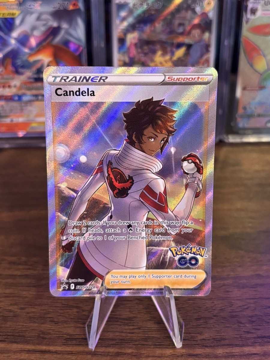 Pokémon TCG Candela SWSH228 Full Art Trainer Black Star Promo Holo