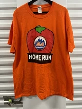 New York Mets x Dunkin Donuts SGA Home Run Big Apple Orange T-Shirt sz XL