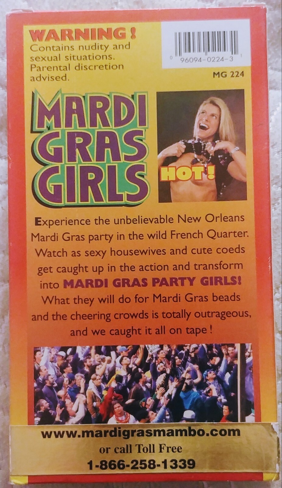 Mardi Gras 1999 (Extremely Rare VHS Tape) - Picture 4 of 4