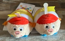Disney Store Mini Tsum Tsum Alice in Wonderland Tweedles Dum Dee NEW with Tags