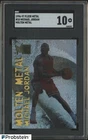 1996-97 Fleer Metal Molten Metal #18 Michael Jordan HOF SGC 10 GEM MINT