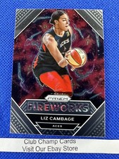 2021 #11 Liz Cambage WNBA Panini Prizm Fireworks Base Insert Aces