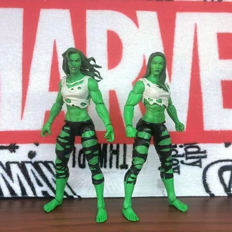 Anime Savage She-Hulk Figura de Acción Colección PVC Modelo Estatua Juguetes Regalo en Caja Foto 4 de 4
