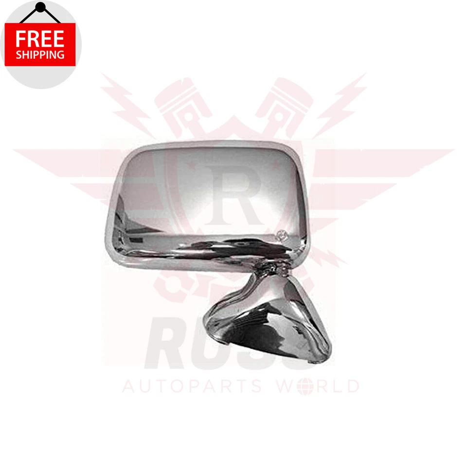 New Front Left & Right Manual Mirror Chrome Set of 2 For 1989-1995 Toyota Pickup Foto 4 de 4