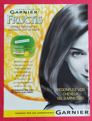 Pressewerbung: Schönheitsprodukte Fructis Hair von GARNIER Kleidung KIABI