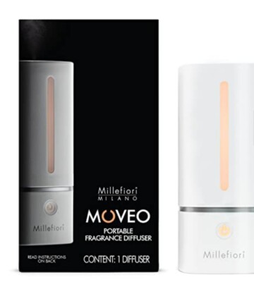 Millefiori Moveo Portable Fragrance Diffuser, Compact USB Diffuser