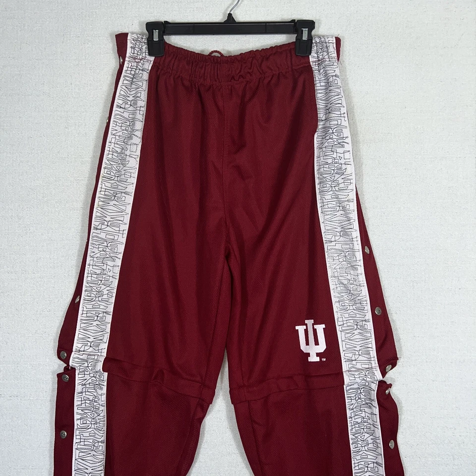 Pantalones de baloncesto grandes vintage Indiana Hoosiers Starter convertibles rasgados Foto 2 de 4