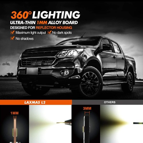 LED Headlight 9007/HB5 Hi/Low Beam Bulbs Super Bright White Lamps New - Picture 8 of 11