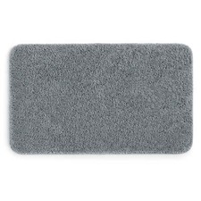 Mainstays Basic Polyester 24" x 40" Large Bath Rug, Grey