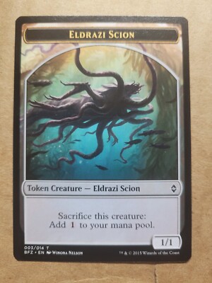 Eldrazi Scion Token 3/14 Battle for Zendikar MTG Magic LP/NM BFZ BULK ...