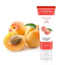 Peach Flavored Lube - Water Based Edible Lubricant Sex-Lube (1 Free)