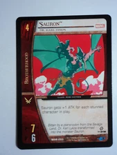 2004 MARVEL VS SYSTEM - 1ST EDITION - COMMON CARD - MOR-093 SAURON: DR. KARL LYK
