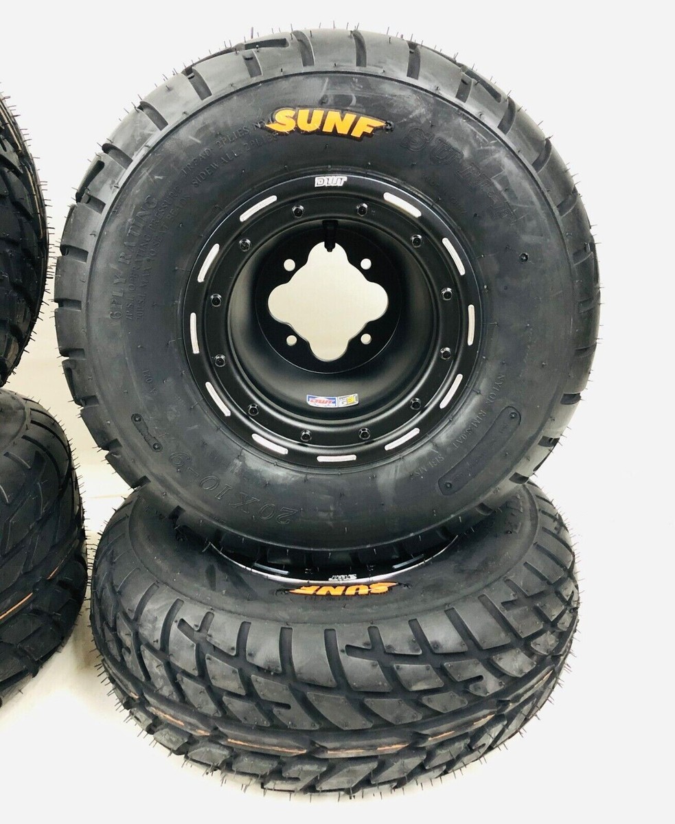 DWT G3 Beadlock Wheels Sunf A021 Street Road Tires Yamaha YFZ450