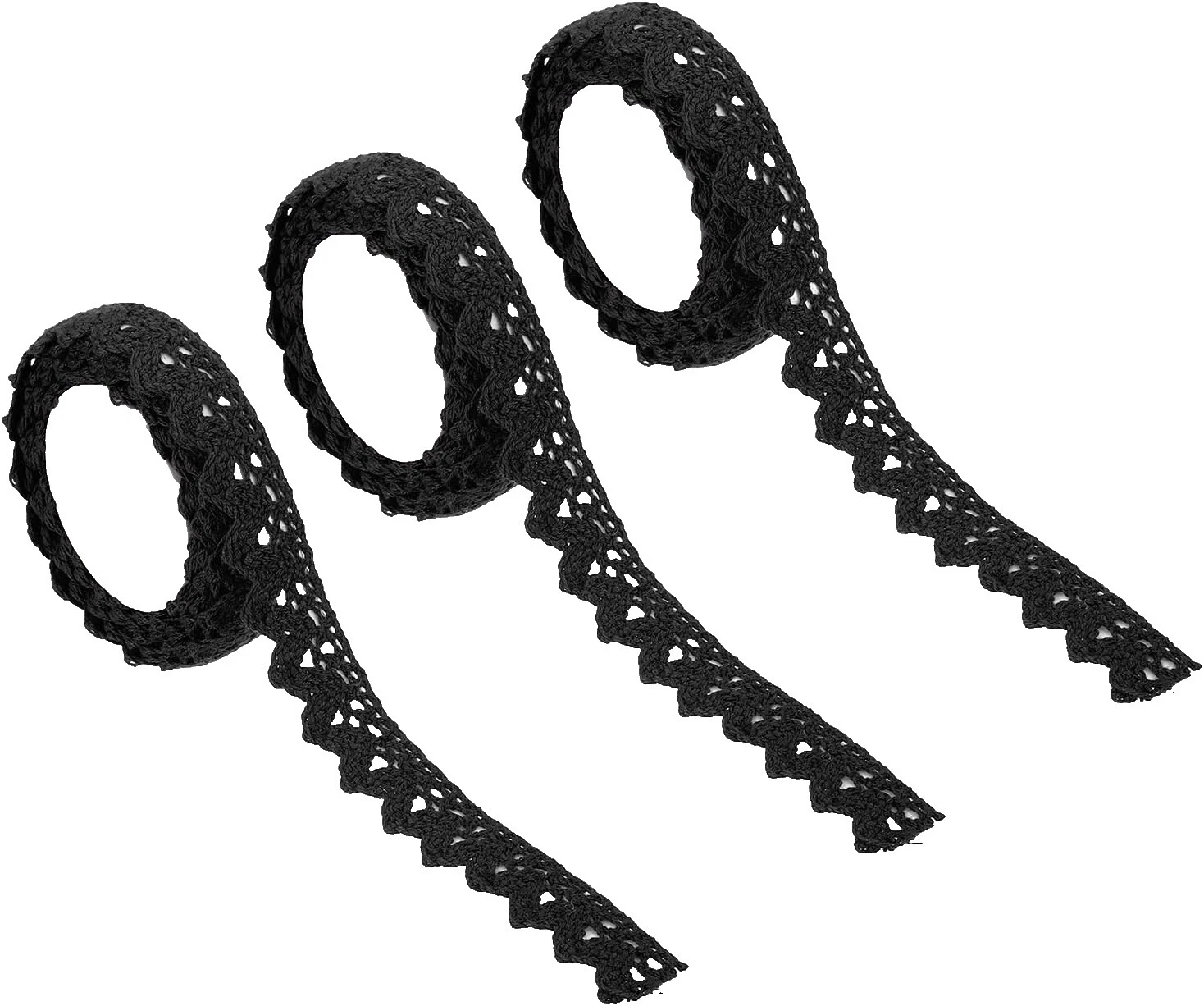 Cotton Black Ribbons