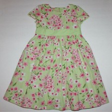 Gymboree Spring Celebrations Girl's Easter Flower Sash Dress size 5