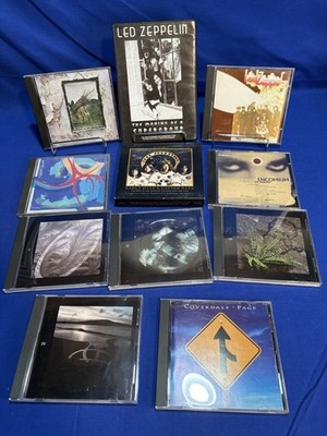 Led Zeppelin Cd Lot of 10 CDs + DVD Robert Plant Jimmy Page Early
