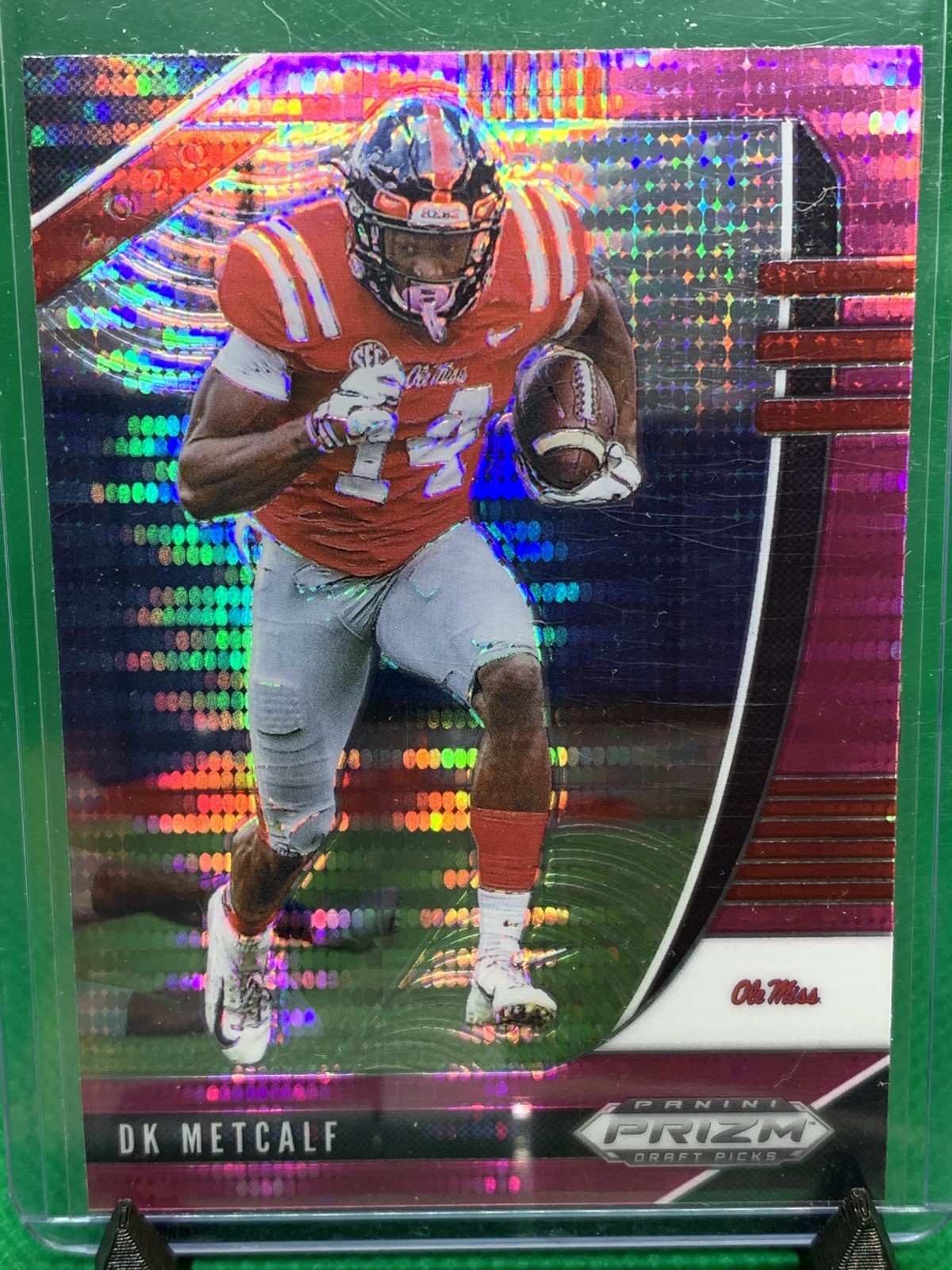2020 Panini Prizm Draft Picks - DK Metcalf #41 Pink Pulsar Prizm