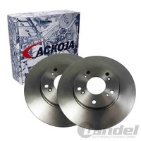 2X Ackoja Bremsscheiben 280Mm BelÜFtet Vorne Passend FüR Honda Accord |