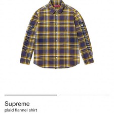 Supreme Flannel Shirt, Size M, Rare Japan Purchase