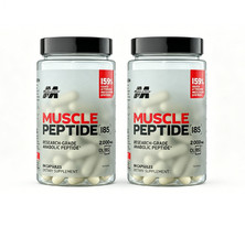 2Pack MuscleTech Muscle Peptide 185 Strength and Muscle Growth 84 Veg Capsules