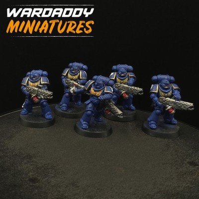Well Painted Warhammer 40k Ultramarines Infernus Marines ×5 FS1 Games Workshop