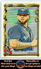 Alek Manoah Silver Portrait 2023 Topps Allen & Ginter #108 Toronto Blue Jays