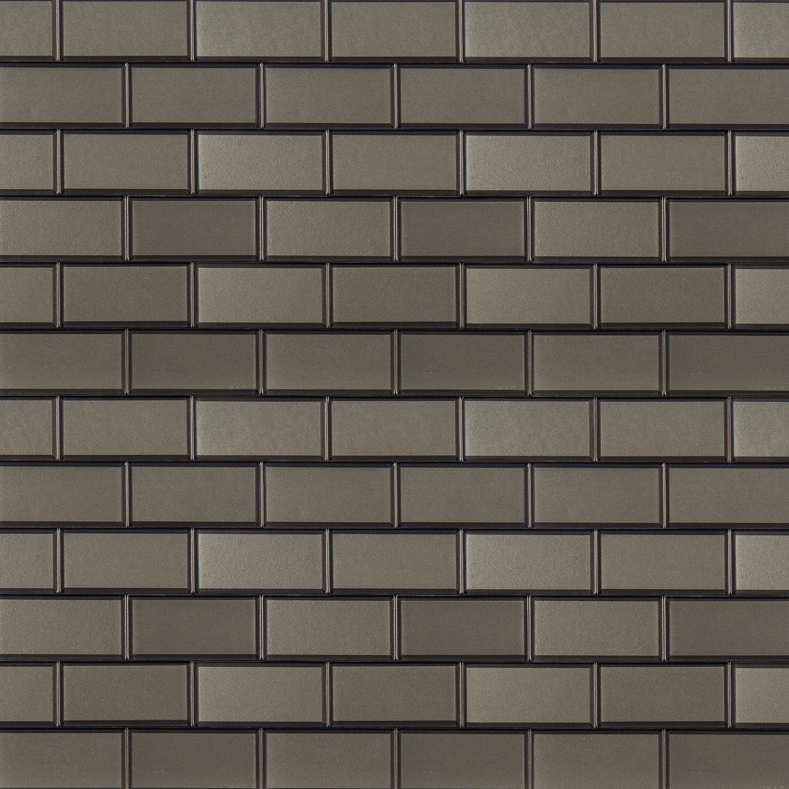 Crisson Bevel 12 inch x 12 inch Peel & Stick Glass Subway Tile for Kitchen Ba...