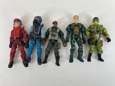 Lot of 5 Lanard The Corps Special Forces 4  Action Figures 2005