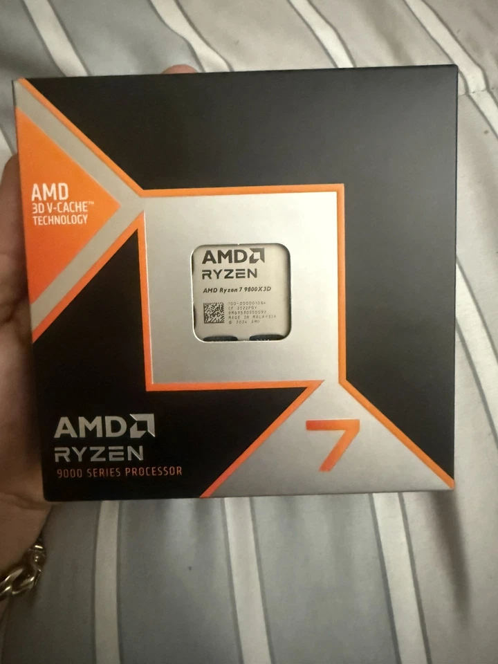 AMD - Ryzen 7 9800X3D 8-Core - 16-Thread 4.7 GHz  - Image 3 of 4